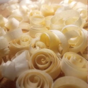 spruce wood shavings
